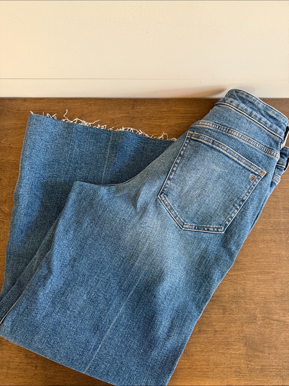 Madewell curvy flared wide leg jeans - Picture 3 of 3